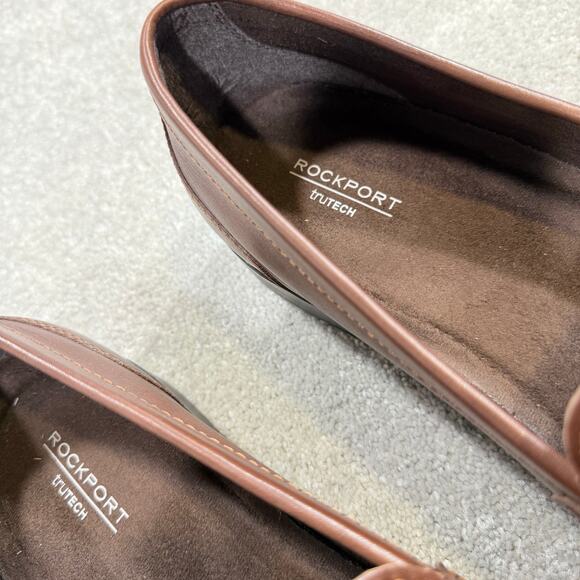 Rockport EUC w/ Box Classic Penny Loafer Lite Leather Brown Mens 16 Old Money - Picture 8 of 15